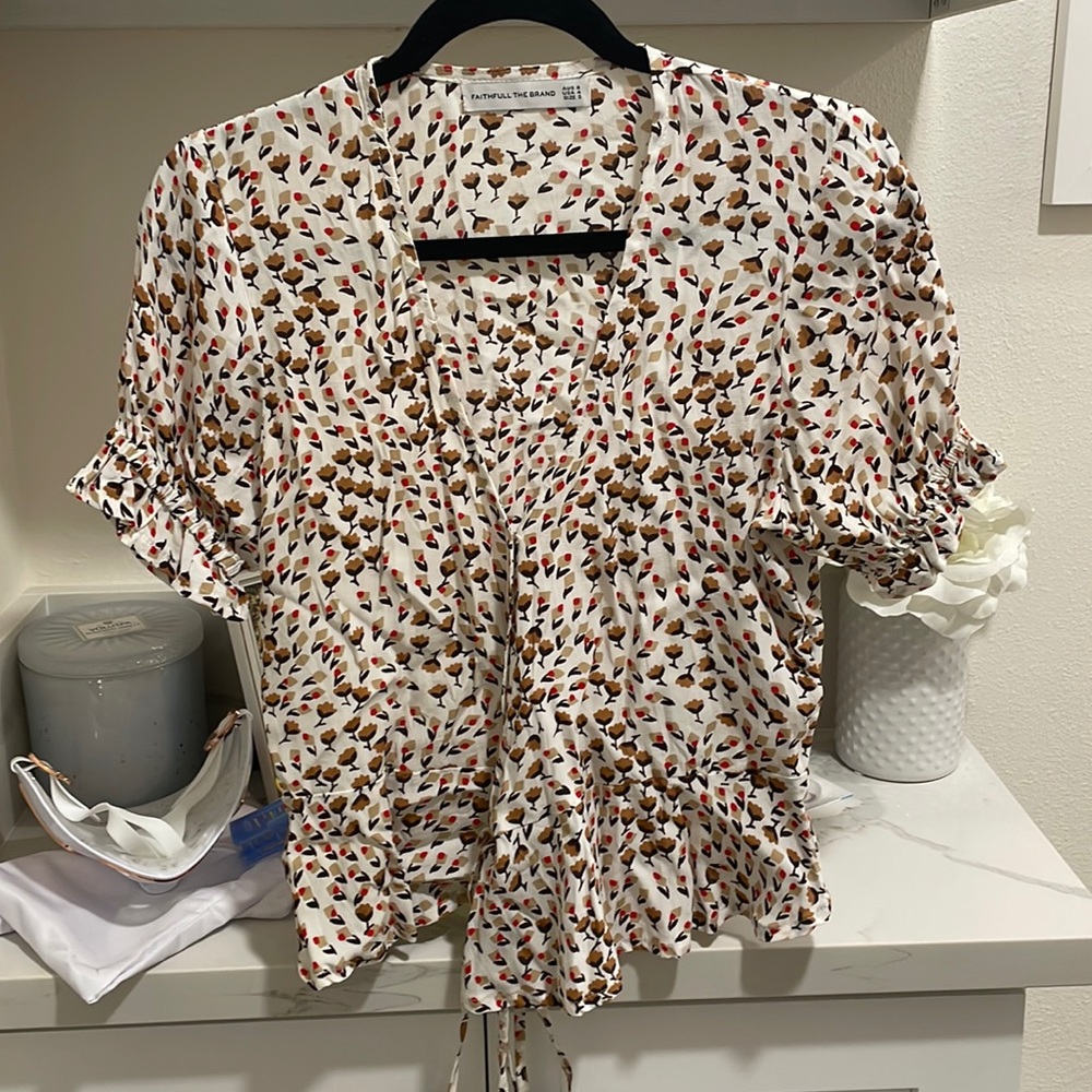Faithful the Brand floral top